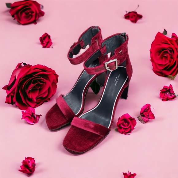 Rag & Bone Ellis Sandal In Biking Red Size 9.5 - Picture 2 of 5